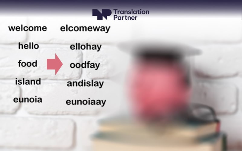 pig latin language