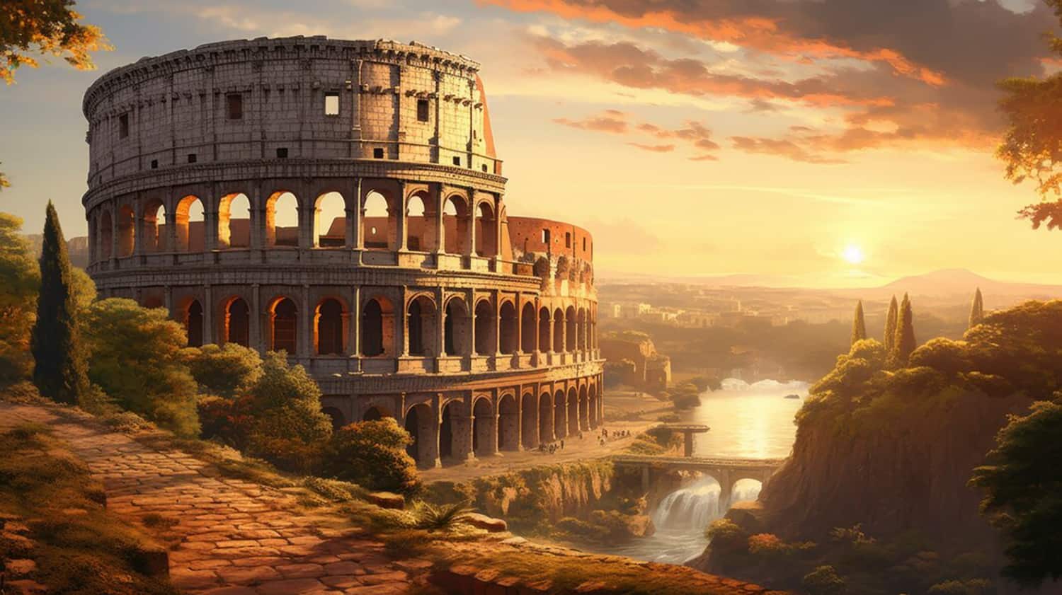 view ancient roman empire colosseum 23 2150912823
