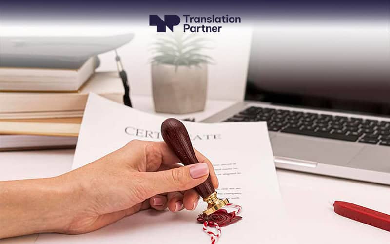 necessary documents that require certification