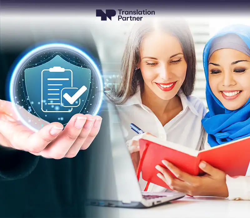 Partner with us for certified translation services graphic with 'Translation Partner'