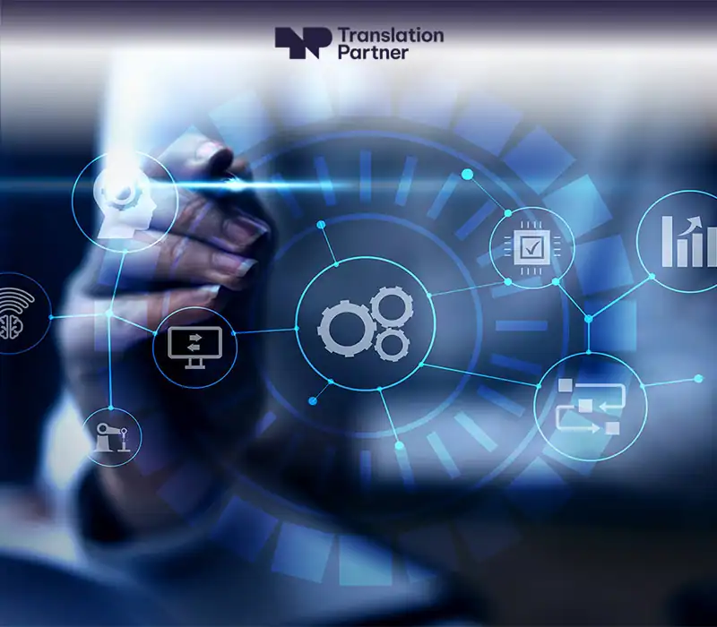 Technical translation services banner with Translation Partner for precise technical content.